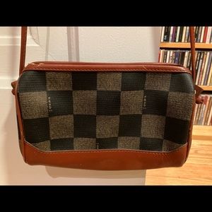 Fendi checkerboard bag—vintage from the 80s.